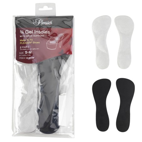 New Design Pleaser Gel Insoles w/ Arch Support - Size 5-8 Available Now